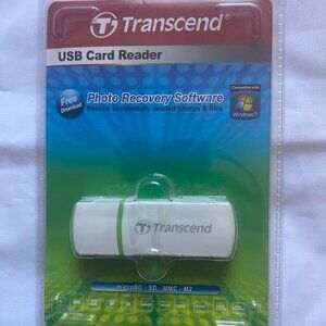USB Card Reader For MicroSD, SD, MMC, M2, USB 2.0 Compliant 480MB/S, TRANSCEND